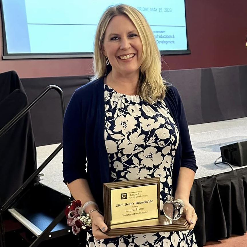 Mockingbird Principal Laura Flynn Receives Texas A&M’s Dean’s Roundtable Award