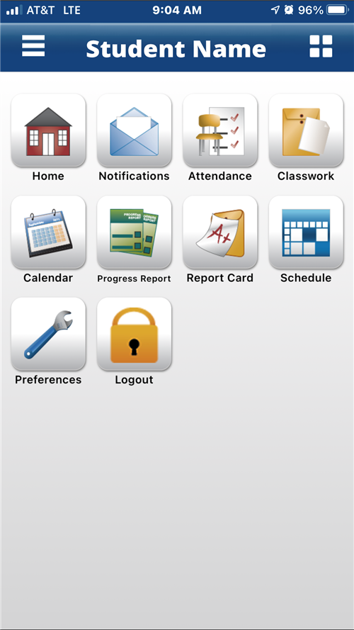 eSchoolPlus Family App Screen3 